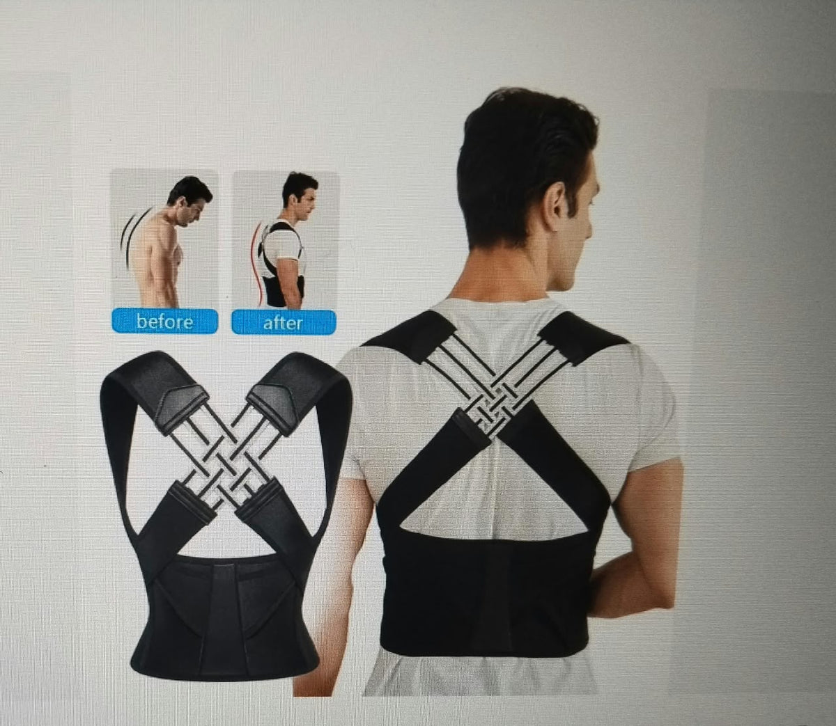 Posture corrector Belt,  Back pain relief belt for both men and women